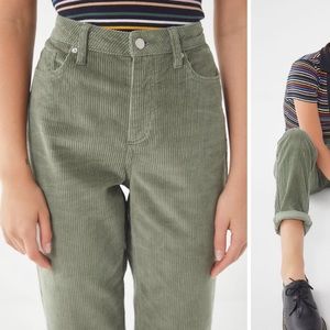 BDG Color Corduroy Mom Pant